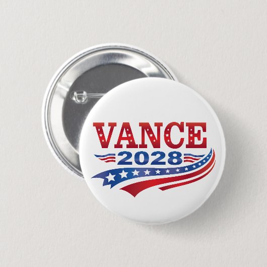 JD Vance President 2028 Button (Vorne & Hinten)