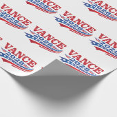 JD Vance President 2028 Geschenkpapier (Ecke)