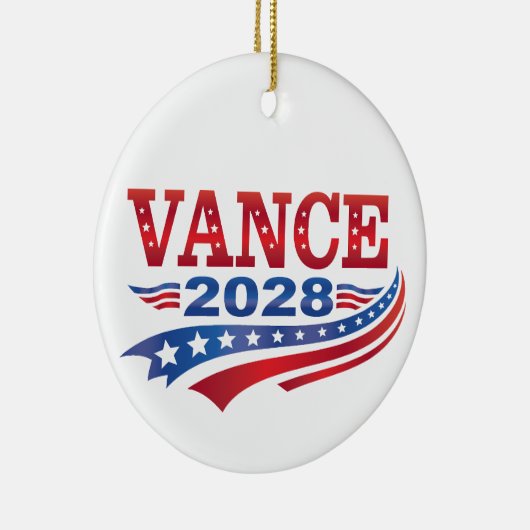JD Vance President 2028 Keramik Ornament (Rechts)
