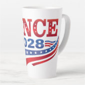 JD Vance President 2028 Milchtasse (Rechte Ecke)