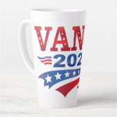 JD Vance President 2028 Milchtasse (Linke Ecke)