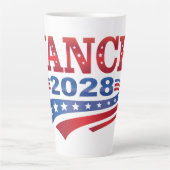 JD Vance President 2028 Milchtasse (Vorderseite)