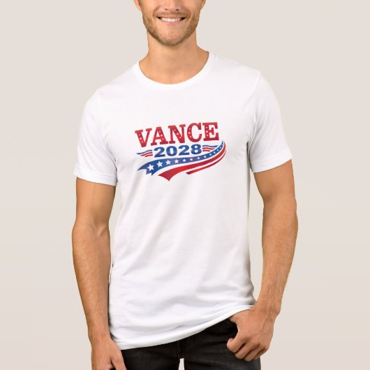 JD Vance President 2028 Tri-Blend Shirt (Vorderseite)