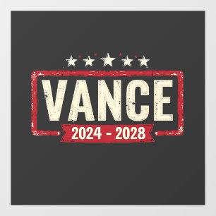 Jd Vance Trump Wahl 2028 Präsident Abstimmung Fensteraufkleber