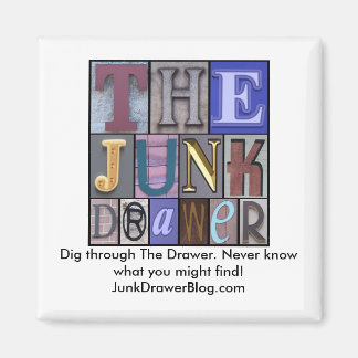 JDLogo, graben Sie durch die Schublade. Weiß nie,  Magnet