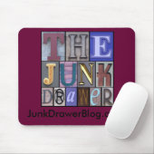 JDLogo, JunkDrawerBlog.com Mousepad (Mit Mouse)