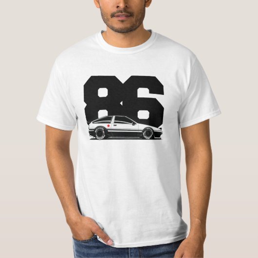 JDM AE86 Trueno Antrieb-Auto T-Shirt (Vorderseite)