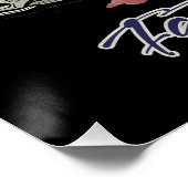 JDM Auto in japanischer Landschaft. Poster (Ecke)