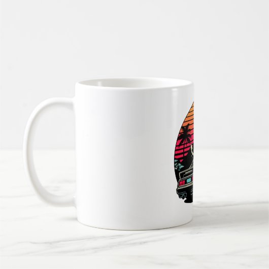 JDM-Auto Japanischer Retro Car Racing Drifting Leg Kaffeetasse (Links)