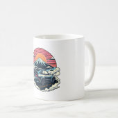JDM-Auto Japanischer Retro Car Racing Drifting Leg Kaffeetasse (VorderseiteRechts)