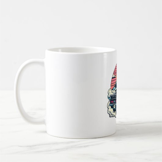 JDM-Auto Japanischer Retro Car Racing Drifting Leg Kaffeetasse (Links)