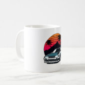 JDM-Auto Japanischer Retro Car Racing Drifting Leg Kaffeetasse (Vorderseite Links)