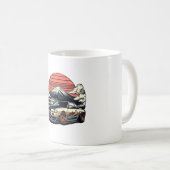 JDM-Auto Japanischer Retro Car Racing Drifting Leg Kaffeetasse (VorderseiteRechts)