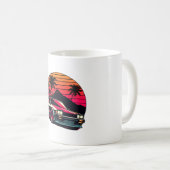 JDM-Auto Japanischer Retro Car Racing Drifting Leg Kaffeetasse (VorderseiteRechts)