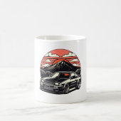 JDM-Auto Japanischer Retro Car Racing Drifting Leg Kaffeetasse (Mittel)