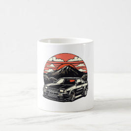 JDM-Auto Japanischer Retro Car Racing Drifting Leg Kaffeetasse