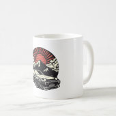 JDM-Auto Japanischer Retro Car Racing Drifting Leg Kaffeetasse (VorderseiteRechts)