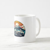 JDM-Auto Japanischer Retro Car Racing Drifting Leg Kaffeetasse (VorderseiteRechts)