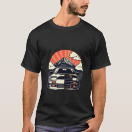 JDM-Auto Japanischer Retro Car Racing Drifting Leg T-Shirt