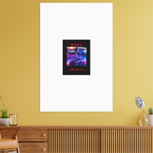 JDM Car Collection Canvas Print Wall Art Leinwanddruck (Insitu (Wohnzimmer))