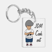 JDM Cookout: "Nichts aber die frischste" Schlüsselanhänger (Vorderseite links)