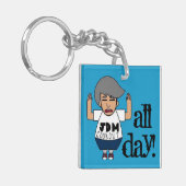 JDM Cookout: "Warum so USDM?" Schlüsselkette Schlüsselanhänger (Vorderseite links)