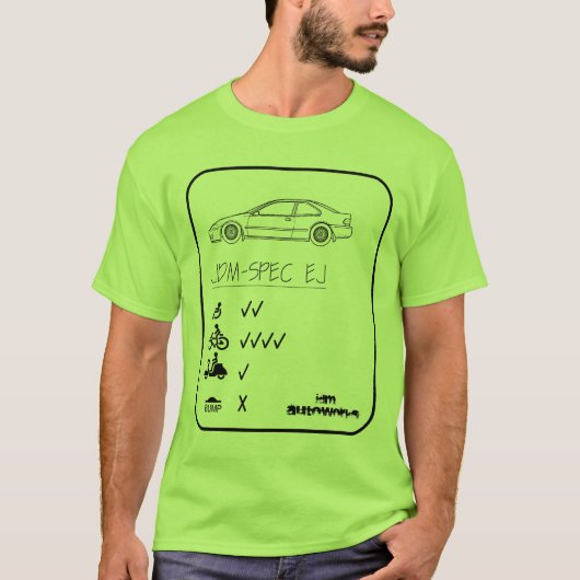 JDM EJ T-Shirt (Vorderseite)