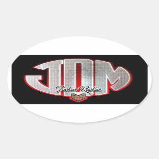 JDM Fuckus Ruckus Ovaler Aufkleber