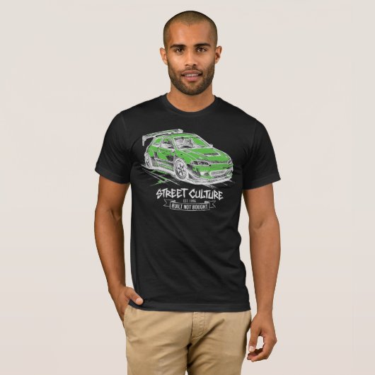 JDM-Hatchback-Straßenkultur-Grafik T-Shirt (Vorne ganz)