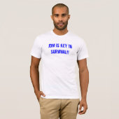 JDM ist zum Überleben! Schlüssel! T-Shirt (Vorne ganz)