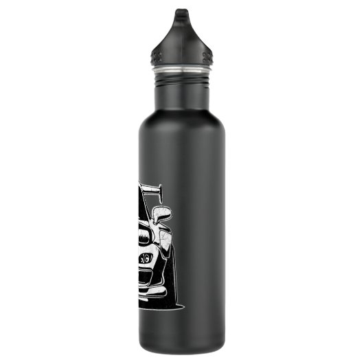 JDM Japan Motorsport Tuning Auto 90er Edelstahlflasche (Rechts)
