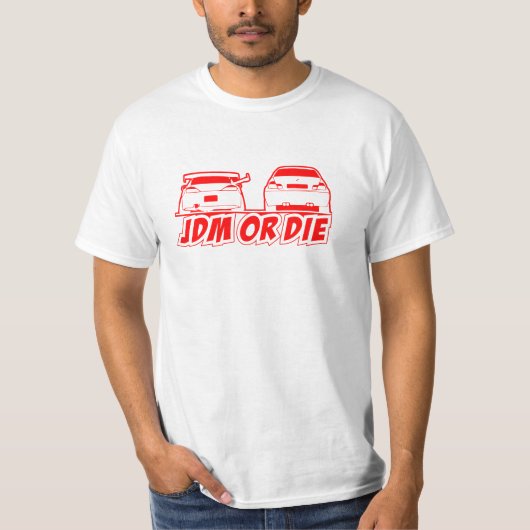 JDM ODER DIE RENNEN-T-SHIRT T-Shirt (Vorderseite)