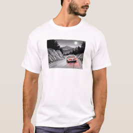 JDM Panda Manga-Stil Bergdrift T-Shirt