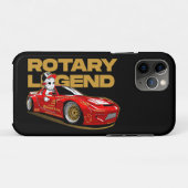 JDM RED ROTARY DRIFT LEGEND Case-Mate iPhone HÜLLE (Rückseite (Horizontal))