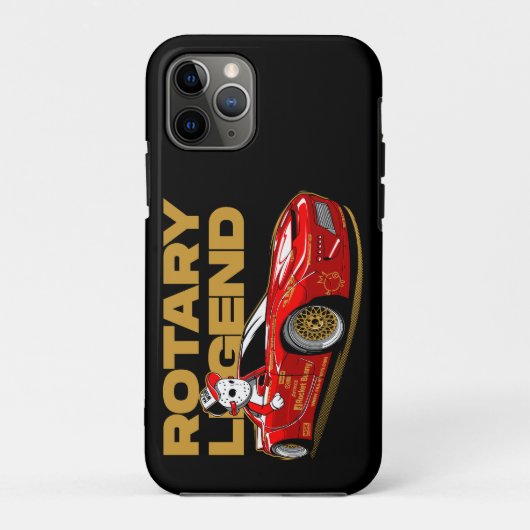 JDM RED ROTARY DRIFT LEGEND Case-Mate iPhone HÜLLE (Rückseite)