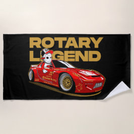 JDM RED ROTARY DRIFT LEGEND STRANDTUCH