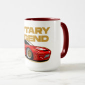 JDM RED ROTARY DRIFT LEGEND TASSE (VorderseiteRechts)