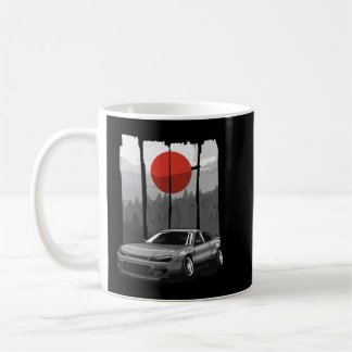 JDM S15 Silvia Japan Drift Car Rising Sun Tuning Kaffeetasse