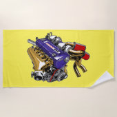 JDM SIX-CYLINDER TURBO MOTOR STRANDTUCH (Vorderseite)