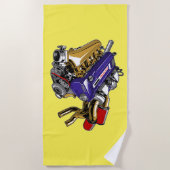 JDM SIX-CYLINDER TURBO MOTOR STRANDTUCH (Vorderseite)