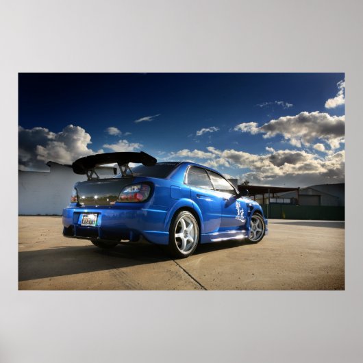 JDM Subaru WRX - Poster (Vorne)