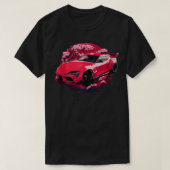 JDM Supra MK5 GR Cherry Blossom 2JZ Stance Graphic T-Shirt (Design vorne)