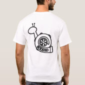 JDM Turbo Schnecke-Shirt T-Shirt (Rückseite)