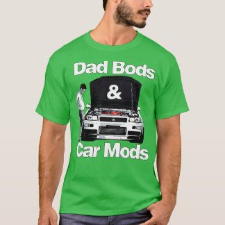 JDM Vater Bods Car Mod GTR R34 Car Vathers Day T-Shirt