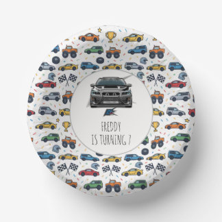 JDM WRC Rally-Auto Pappteller