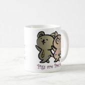 JDRF - Schweine sind wertvolle Tasse (VorderseiteRechts)