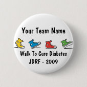 JDRF Weg-Teamknopf 2009 Button (Vorderseite)