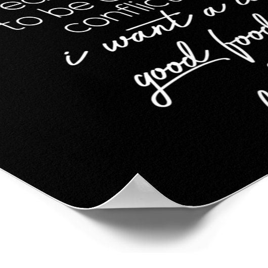 Je älter ich bin, desto mehr wird mir bewusst poster (Ecke)