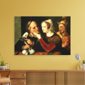 Je älter man wird, desto verrückter wird man leinwanddruck (Insitu (Wohnzimmer))