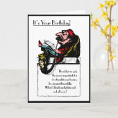 Je älter wir werden... karte (Gelbe Blume)